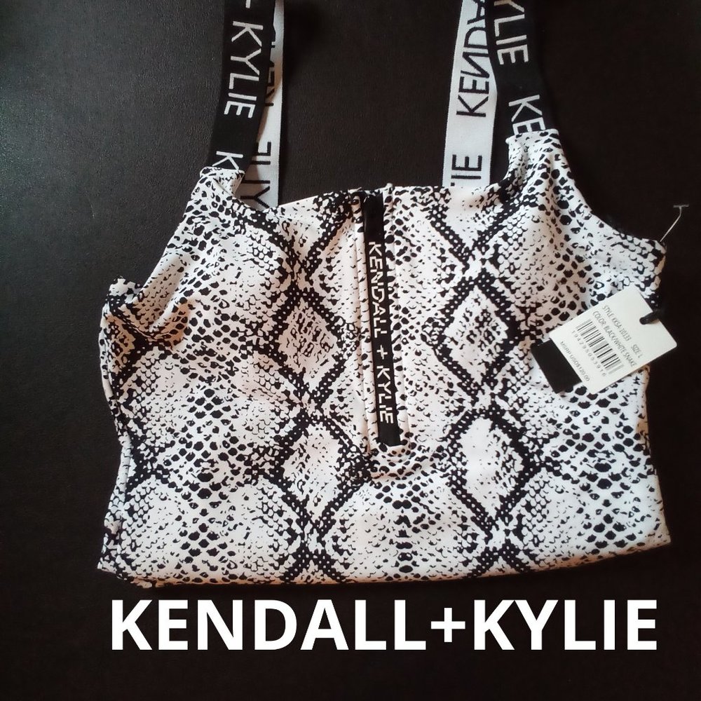 COPY - Kendall & Kylie snake print one apiece swimsuit -Size L BNWT